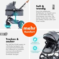 2-in-1 Kombikinderwagen BAMBIMO mit Babywanne & Sportsit