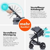 2-in-1 Kombikinderwagen BAMBIMO mit Babywanne & Sportsit