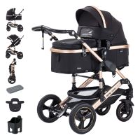 2-in-1 Kombikinderwagen BAMBIMO mit Baby gallery