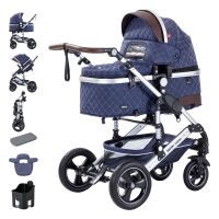2-in-1 Kombikinderwagen BAMBIMO mit Baby gallery