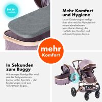 2-in-1 Kombikinderwagen BAMBIMO mit Babywanne & Sportsit