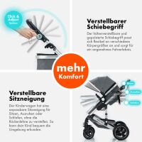2-in-1 Kombikinderwagen BAMBIMO mit Babywanne & Sportsit