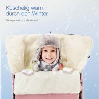 Winterfußsack ALPINO mit Fleece für Kinderwagen &