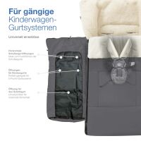 Winterfußsack ALPINO mit Fleece für Kinderwagen &
