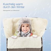 Winterfußsack ALPINO mit Fleece für Kinderwagen &