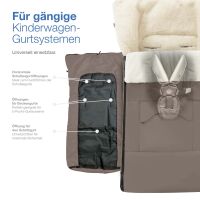 Winterfußsack ALPINO mit Fleece für Kinderwagen &