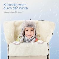Winterfußsack ALPINO mit Fleece für Kinderwagen &