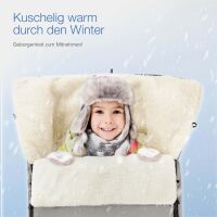 Winterfußsack ALPINO mit Fleece für Kinderwagen &