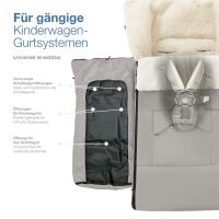 Winterfußsack ALPINO mit Fleece für Kinderwagen &