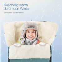 Winterfußsack ALPINO mit Fleece für Kinderwagen &