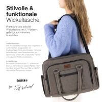 Wickeltasche ALPINO PURE mit Wickelunterlage – Braun 2