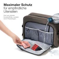 Wickeltasche ALPINO PURE mit Wickelunterlage – Braun 4
