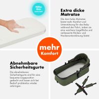 3-in-1 Kombikinderwagen FLEXI-PRO M mit Babyschale – O