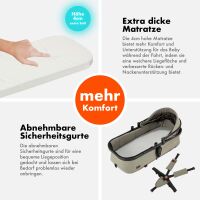3-in-1 Kombikinderwagen FLEXI-PRO M mit Babyschale – B
