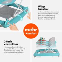 4-in-1 Baby-Lauflernwagen BELLINO mit Spielcenter – Pe