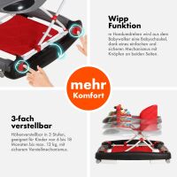 4-in-1 Baby-Lauflernwagen BELLINO mit Spielcenter – Ro