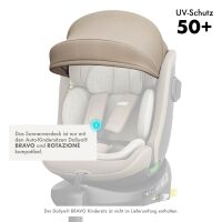 Sonnenverdeck für BRAVO & ROTAZIONE i-Size Kindersi