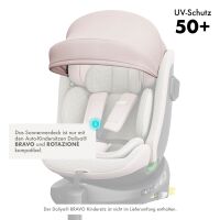 Sonnenverdeck für BRAVO & ROTAZIONE i-Size Kindersi