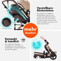 3-in-1 Kombikinderwagen BAMBIMO mit Babyschale, 15-teilig &n