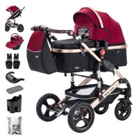 3-in-1 Kombikinderwagen BAMBIMO mit Baby gallery