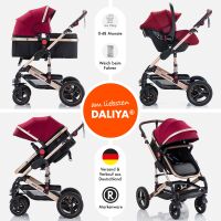 3-in-1 Kombikinderwagen BAMBIMO mit Babyschale, 15-teilig &n