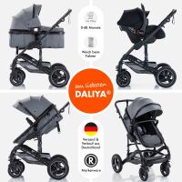 3-in-1 Kombikinderwagen BAMBIMO mit Babyschale, 15-teilig &n