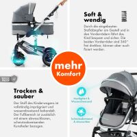 3-in-1 Kombikinderwagen BAMBIMO mit Babyschale, 15-teilig 4