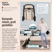 Reisebuggy YOOPI, kompakter Kinderwagen für unterwegs &
