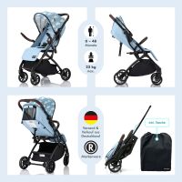 Reisebuggy YOOPI, kompakter Kinderwagen für unterwegs &