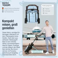 Reisebuggy YOOPI, kompakter Kinderwagen für unterwegs &