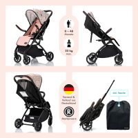 Reisebuggy YOOPI, kompakter Kinderwagen für unterwegs &