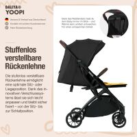 Reisebuggy YOOPI, kompakter Kinderwagen für unterwegs &