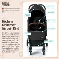 Reisebuggy YOOPI, kompakter Kinderwagen für unterwegs &
