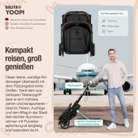 Reisebuggy YOOPI, kompakter Kinderwagen für unterwegs &