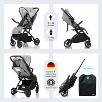 Reisebuggy YOOPI, kompakter Kinderwagen für unterwegs &