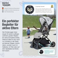 Reisebuggy YOOPI, kompakter Kinderwagen für unterwegs &