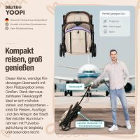 Reisebuggy YOOPI, kompakter Kinderwagen für unterwegs &